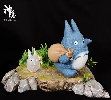 Totoro Chibi, Totoro Chuu (Running My Neighbor Totoro Ornament), My Neighbor Totoro, Individual Sculptor, Pre-Painted